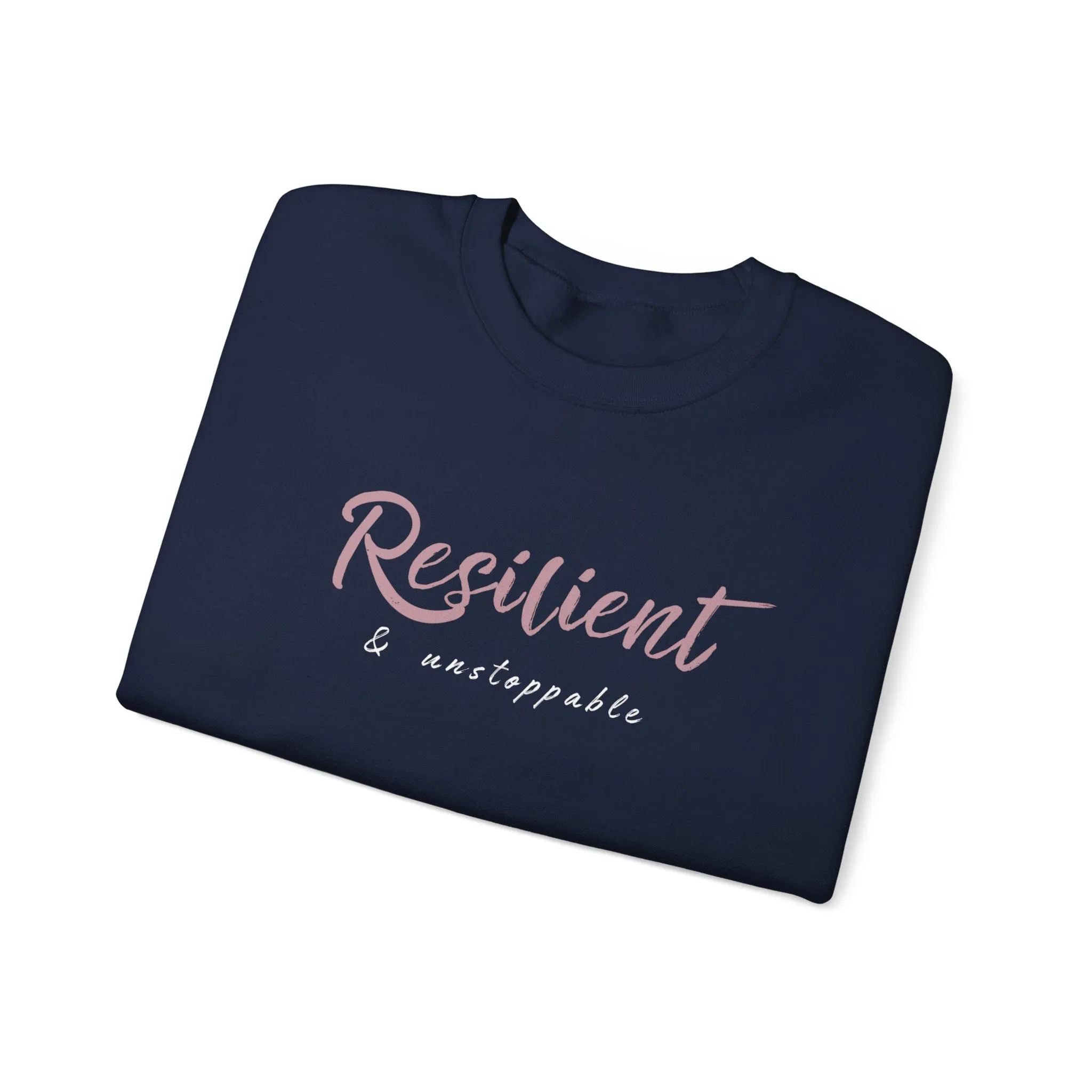 Women’s Crewneck Sweatshirt – Resilient & Motivational Unisex Pullover