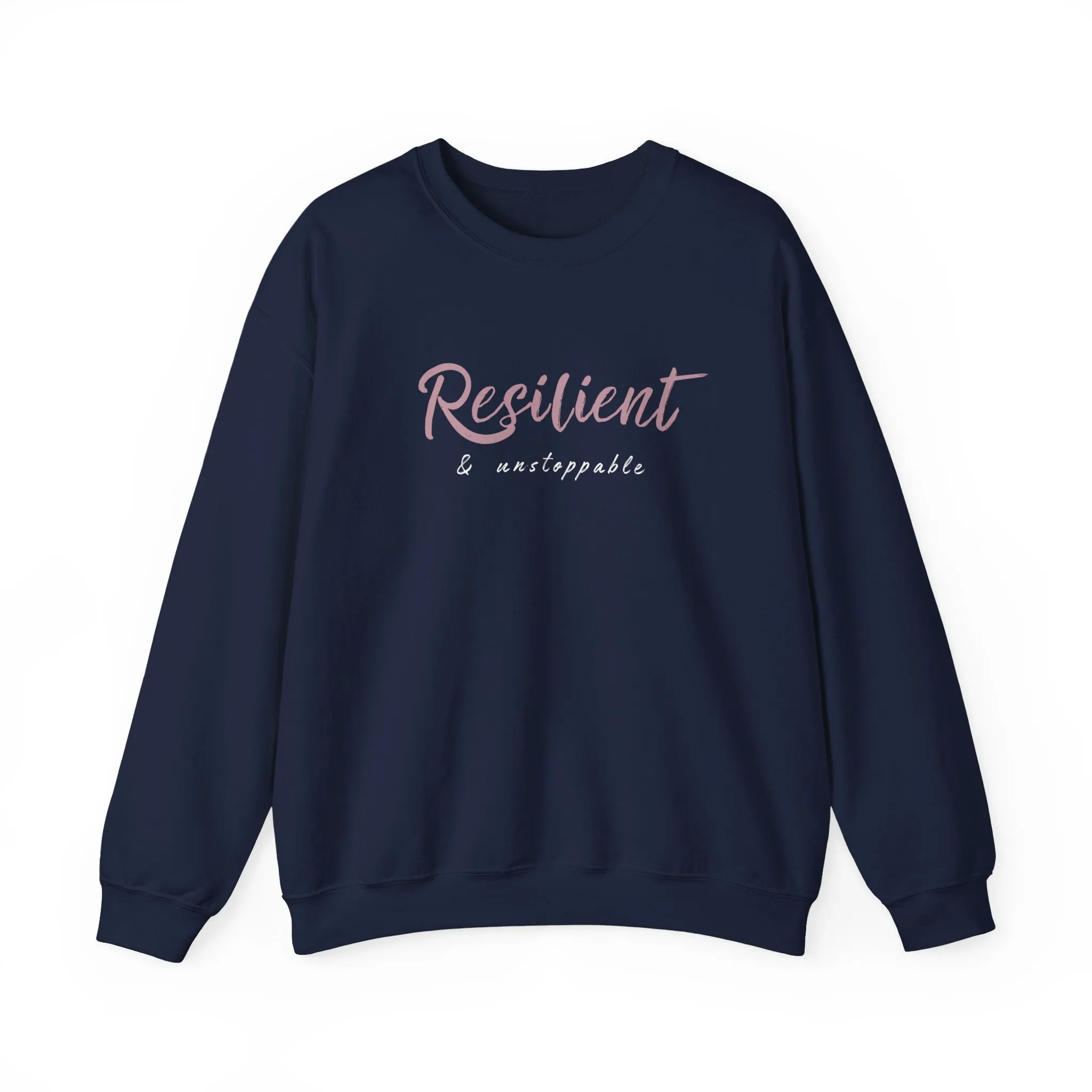 Women’s Crewneck Sweatshirt – Resilient & Motivational Unisex Pullover