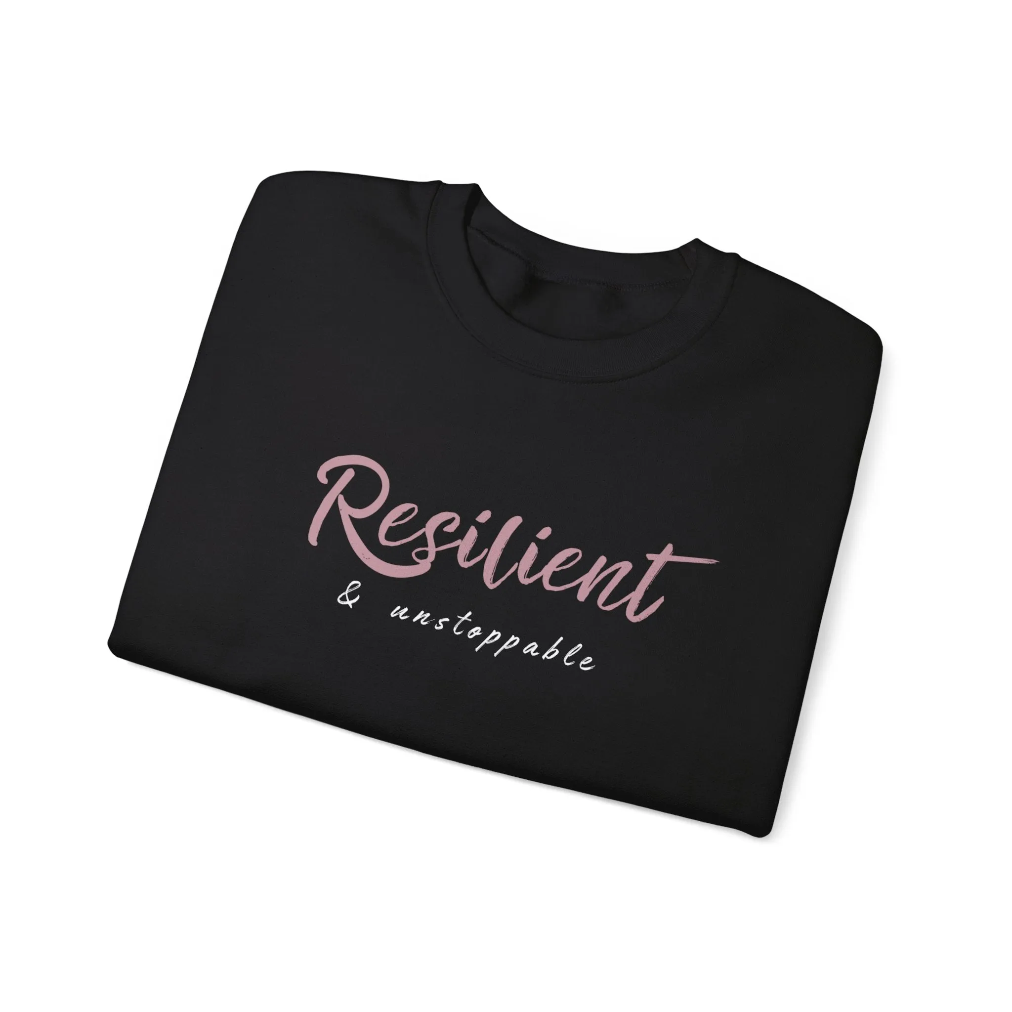 Women’s Crewneck Sweatshirt – Resilient & Motivational Unisex Pullover