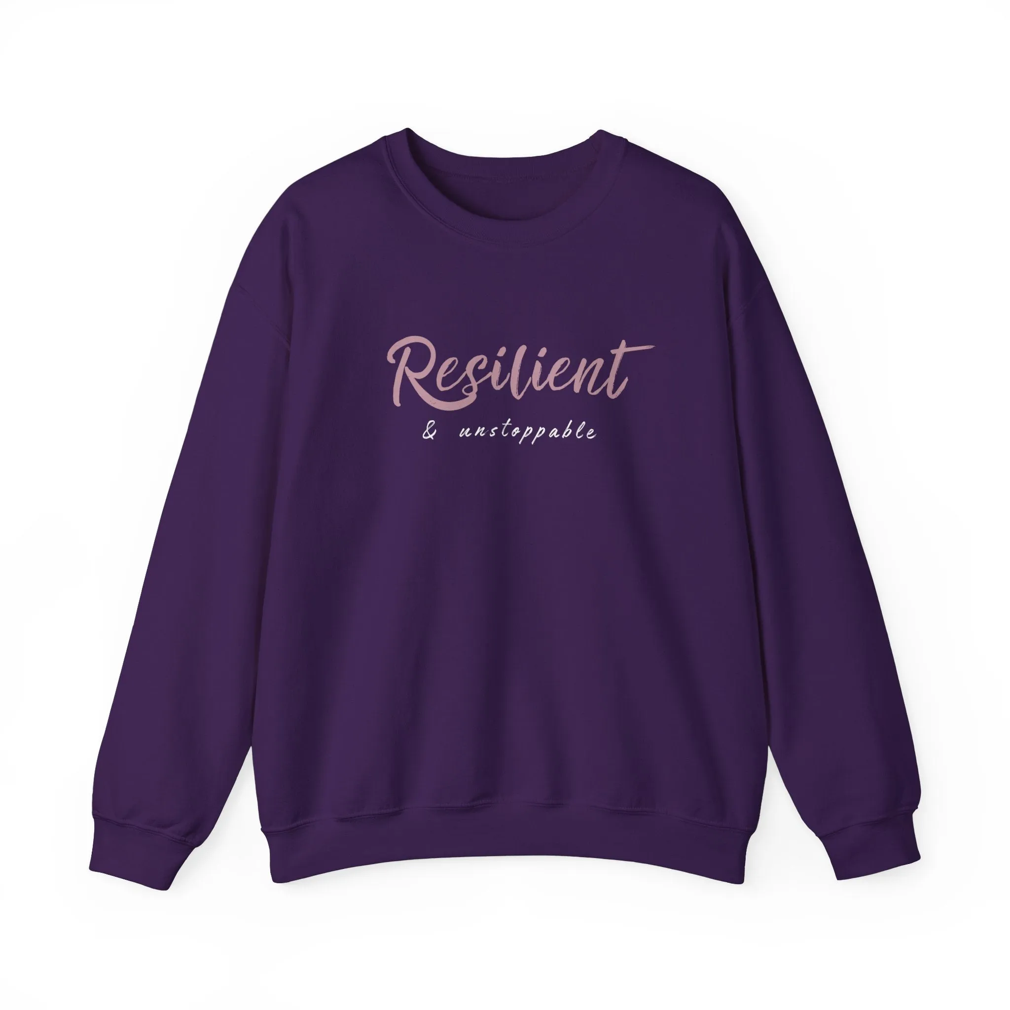 Women’s Crewneck Sweatshirt – Resilient & Motivational Unisex Pullover