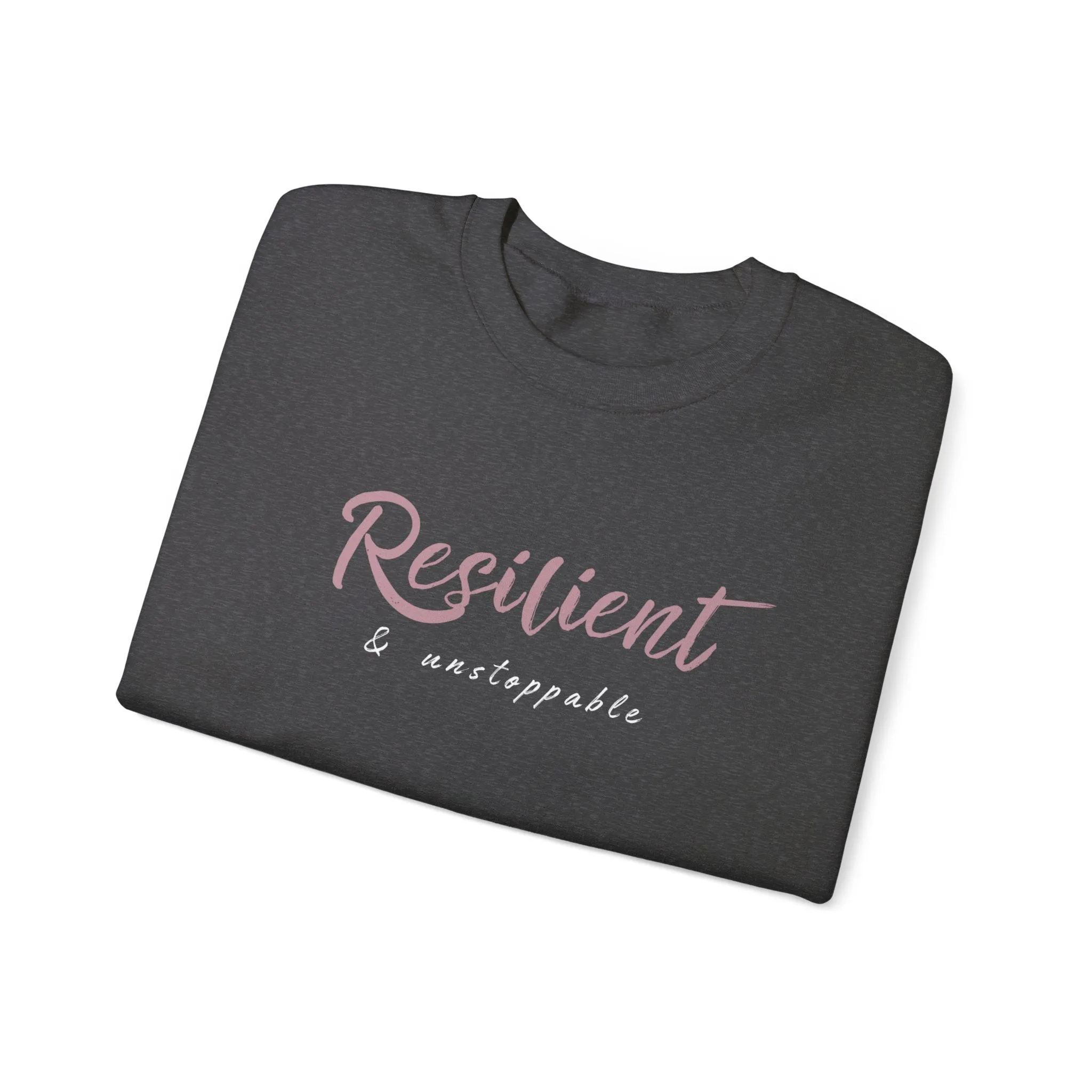Women’s Crewneck Sweatshirt – Resilient & Motivational Unisex Pullover