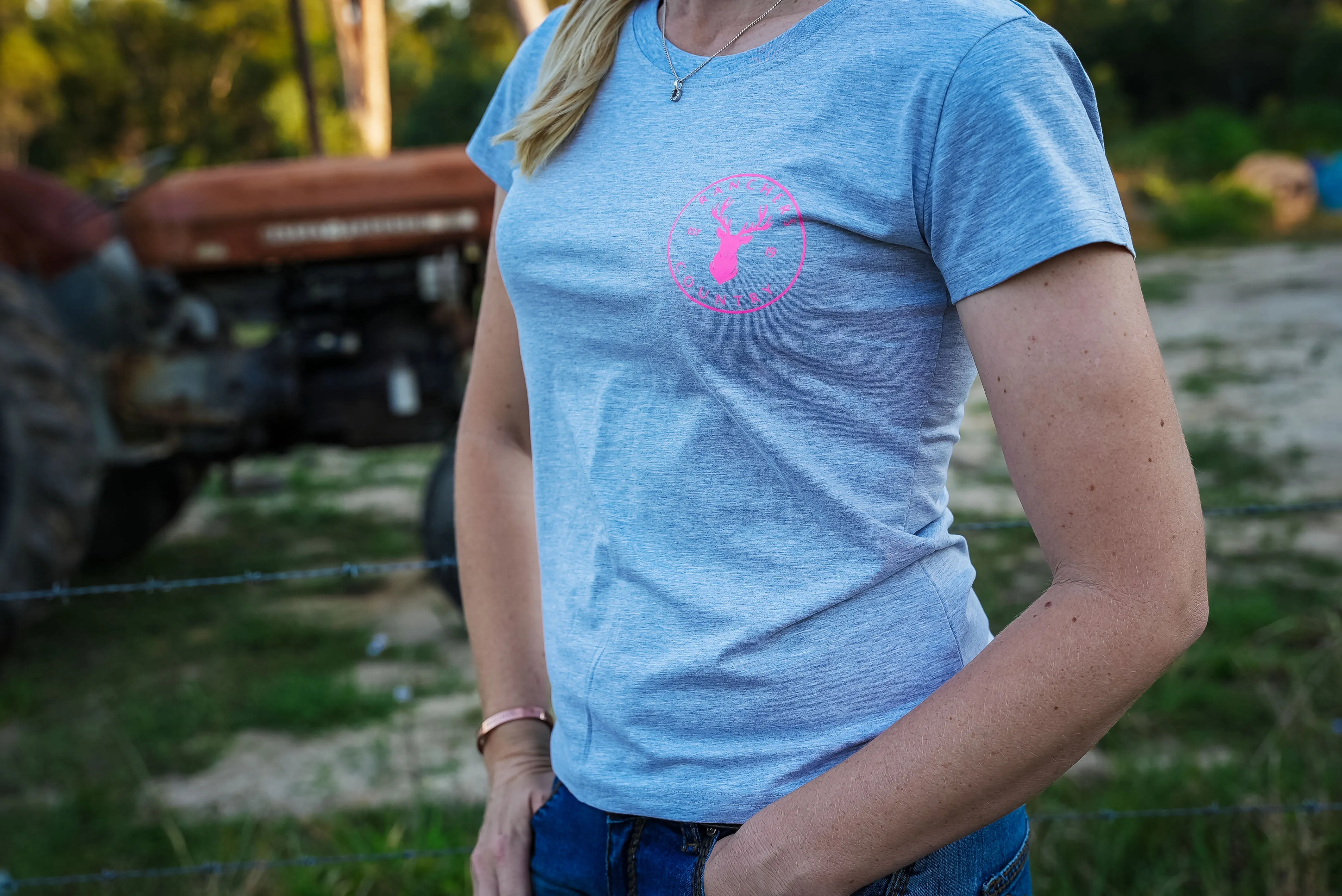 Women's Grey Antler Tee