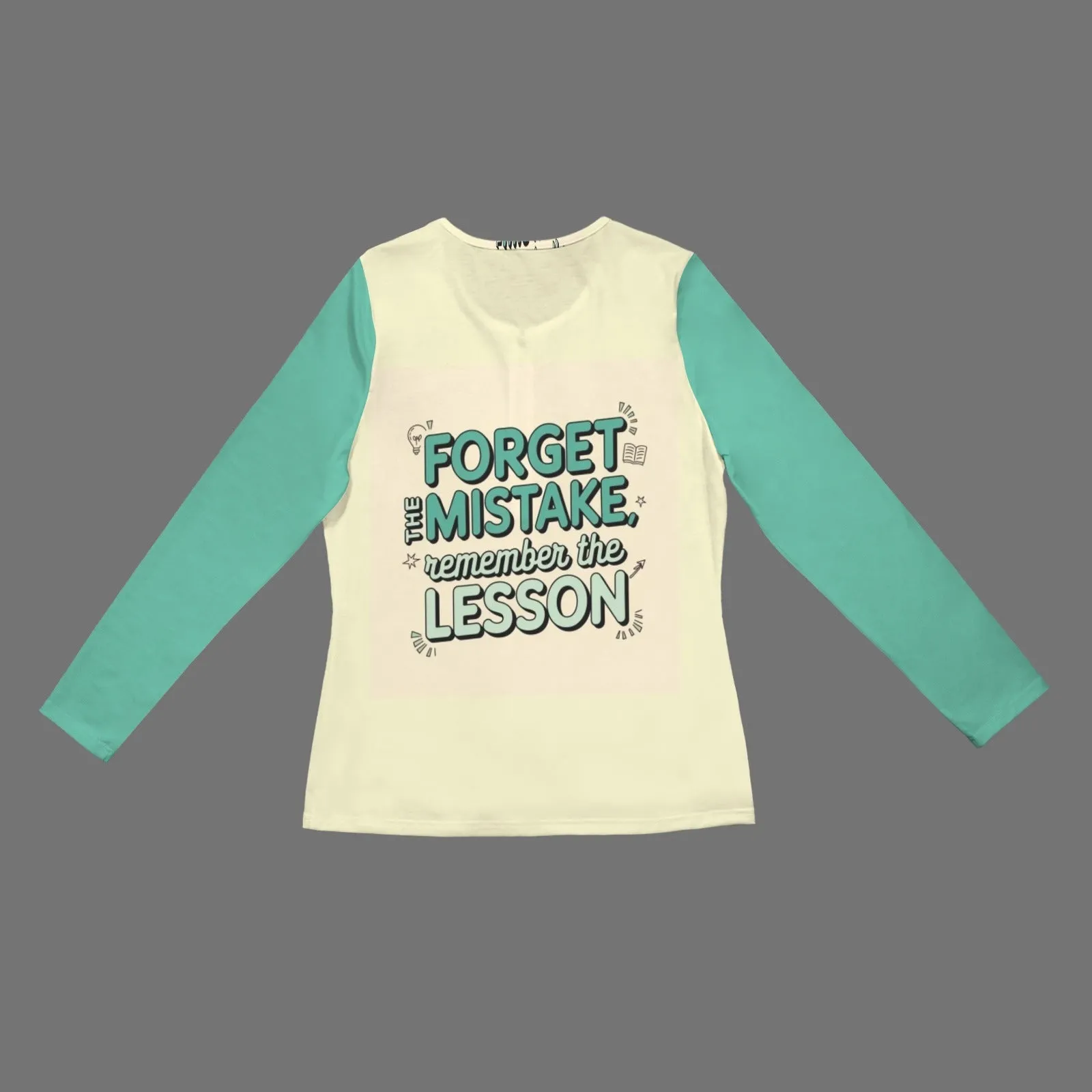 Women's Long Sleeve Zip Front T-Shirt