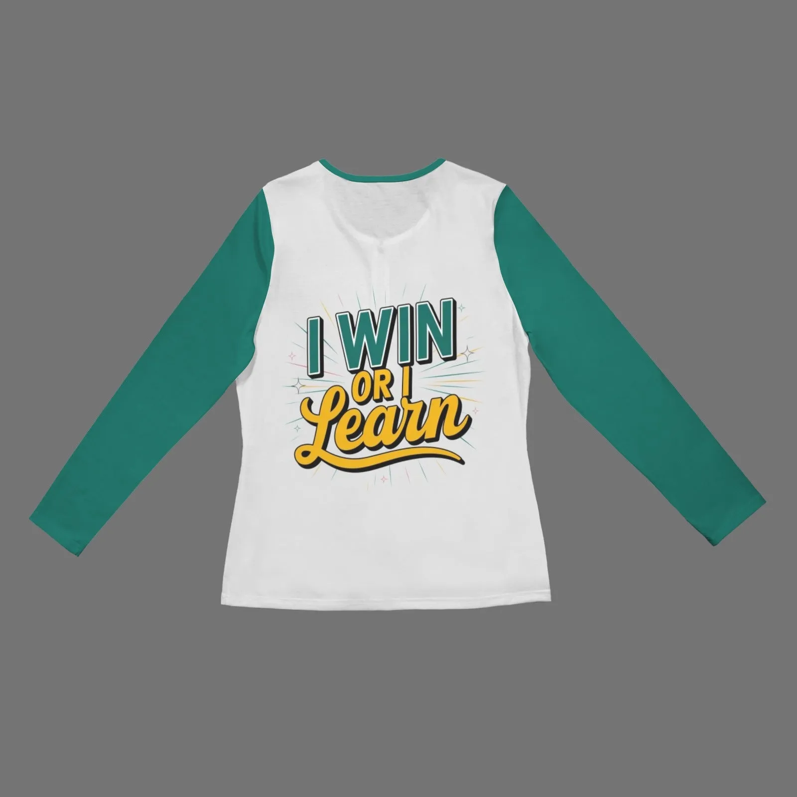 Women's Long Sleeve Zip Front T-Shirt
