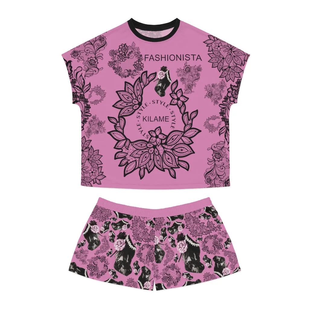 Women's Short and T-shirt  Set Adet 'Fashionista'