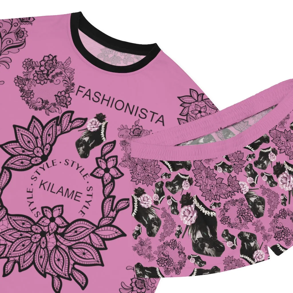 Women's Short and T-shirt  Set Adet 'Fashionista'