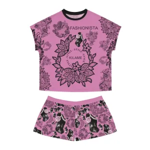 Women's Short and T-shirt  Set Adet 'Fashionista'