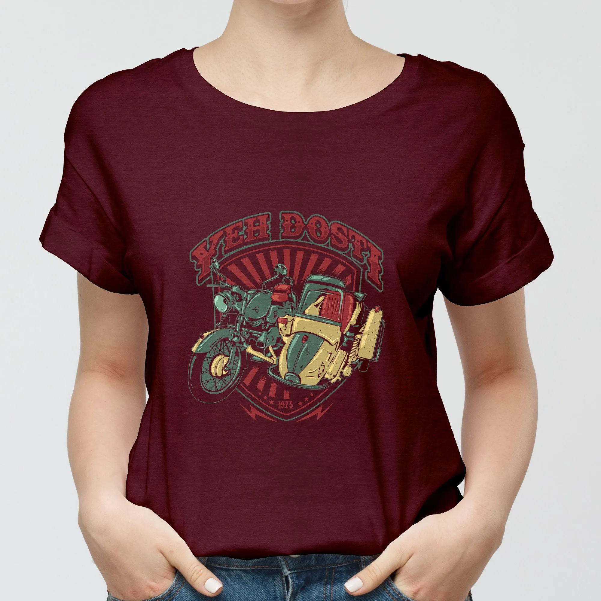 Yeh Dosti Round-Neck Unisex-T-Shirt