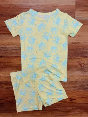 Yellow Crab PJ Set