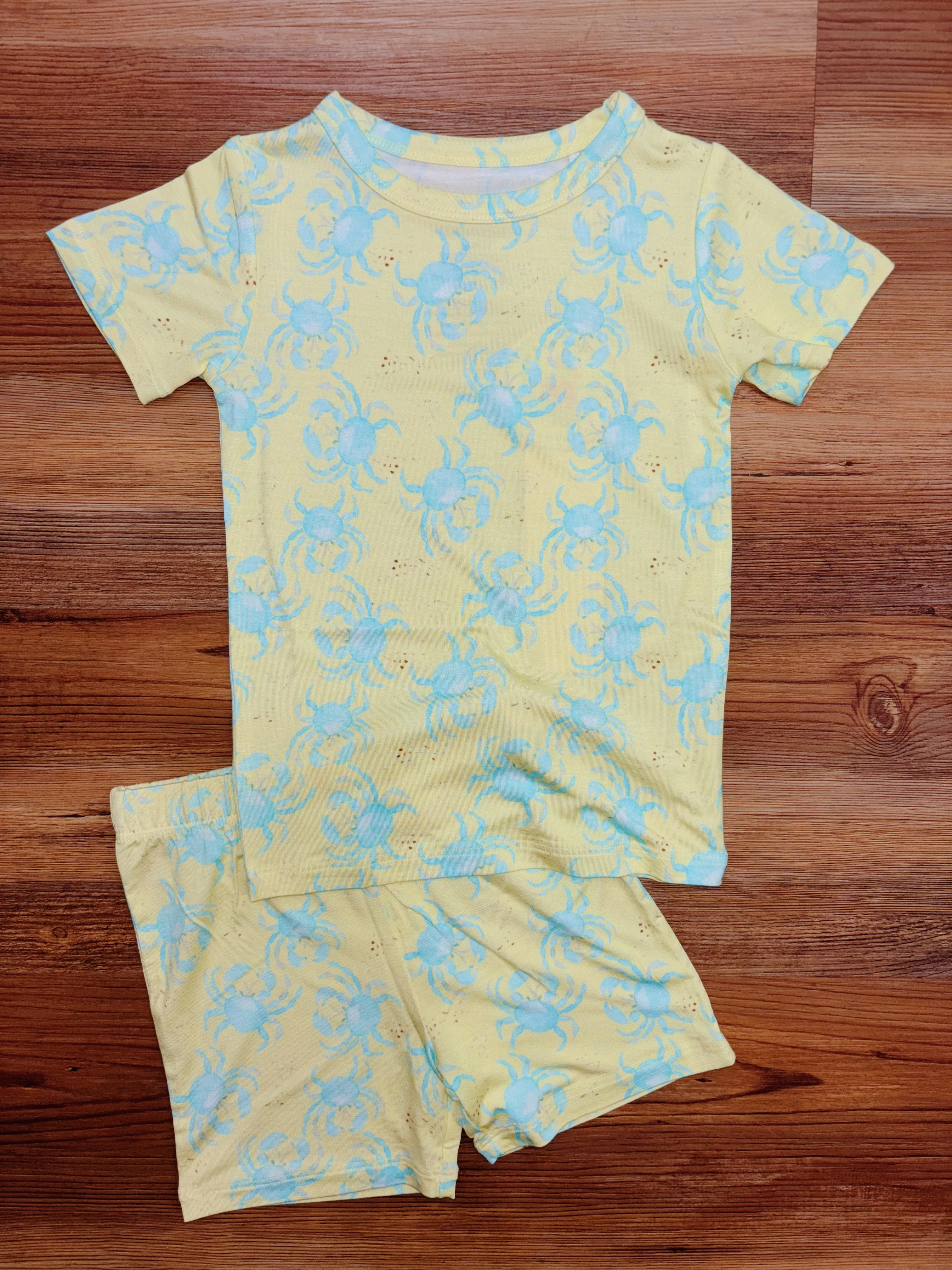 Yellow Crab PJ Set